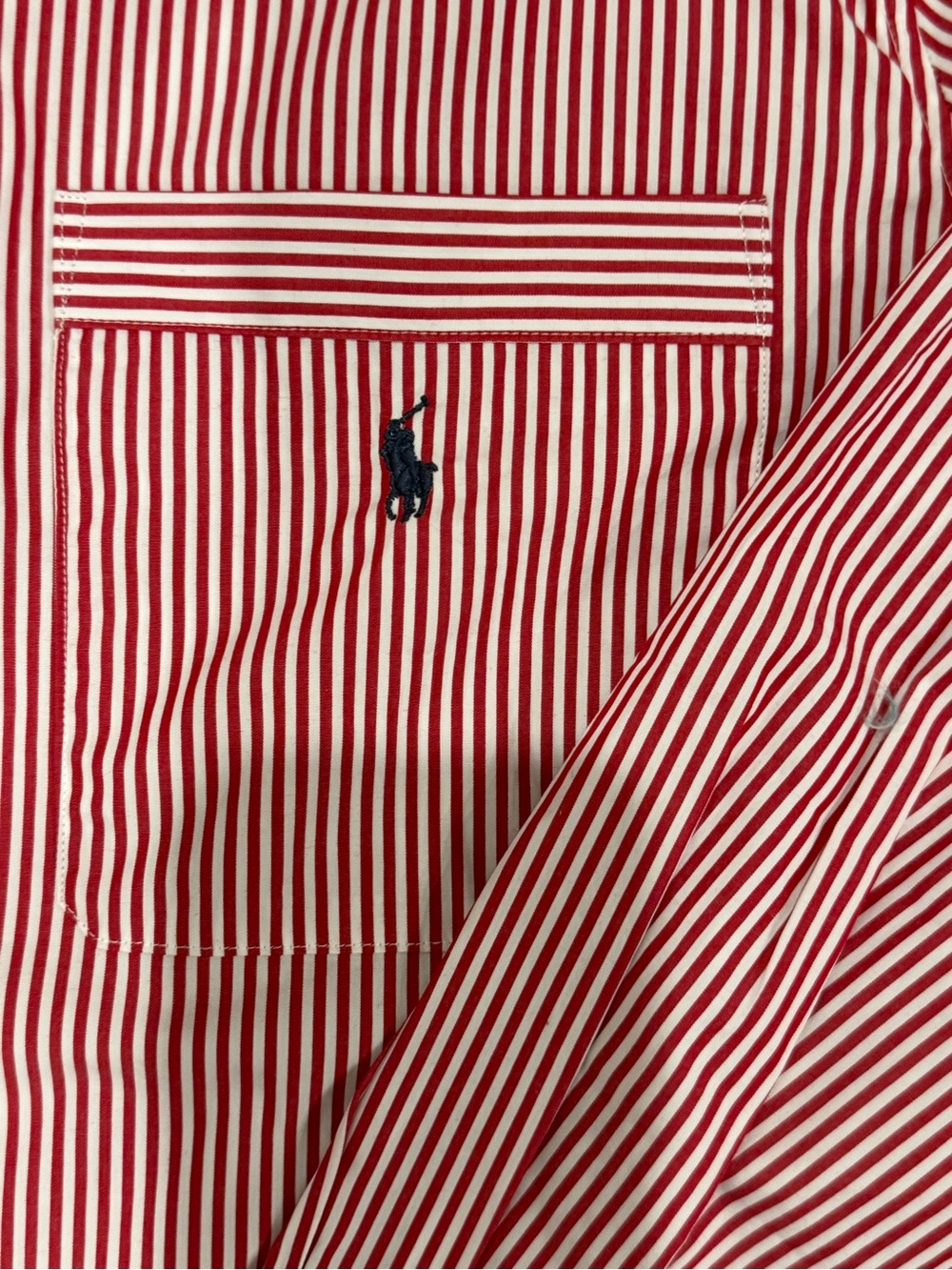 Ralph Lauren Red & White Striped Pajama Set - Picture 4 of 13